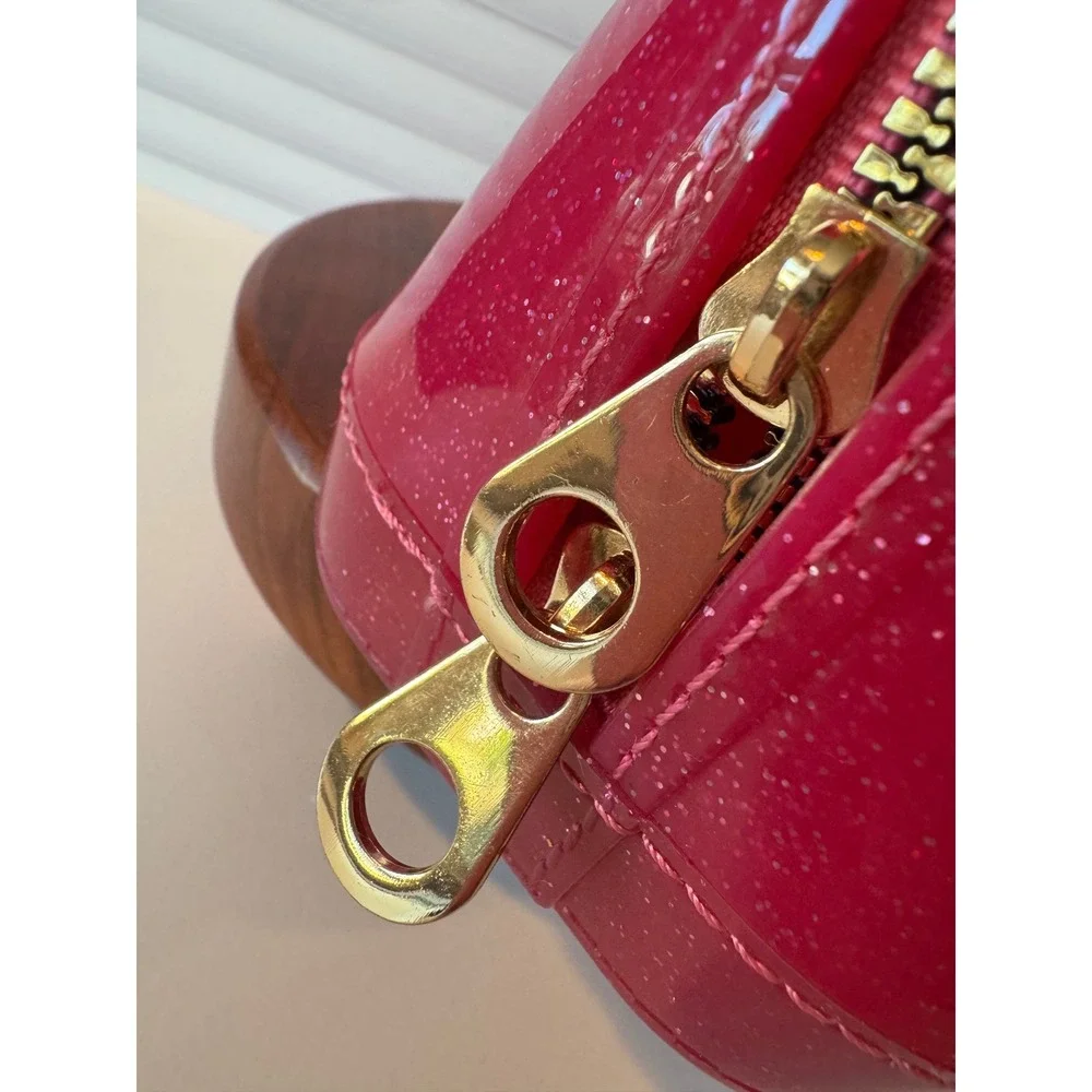 Sparkle Cate Jelly‎ Purse Pink Glitter Mini Handbag Carrying Kind